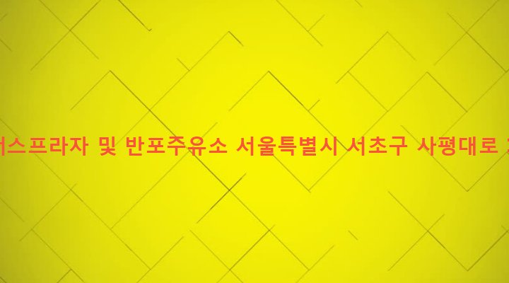 서울특별시 서초구 방배본동 750-20 렉서스프라자 및 반포주유소