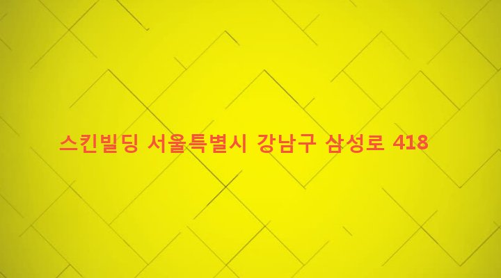 서울특별시 강남구 대치2동 959-3 스킨빌딩
