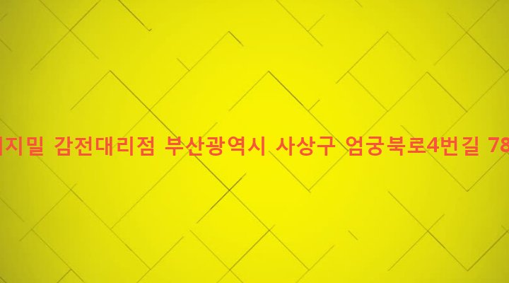부산광역시 사상구 엄궁동 239-1 베지밀 감전대리점