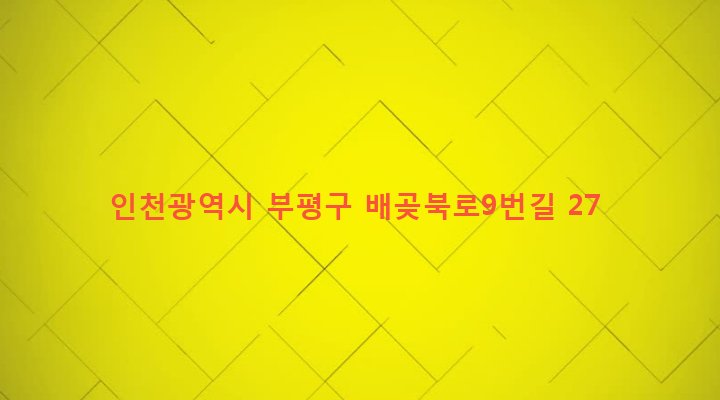 인천광역시 부평구 십정2동 297-48 