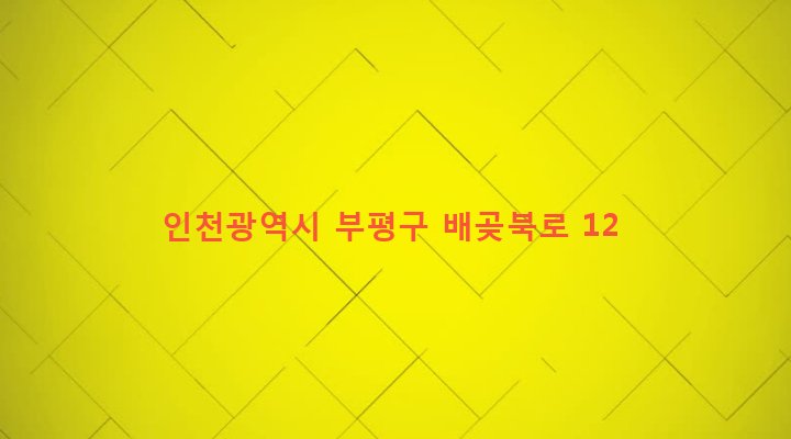 인천광역시 부평구 십정1동 299-19 