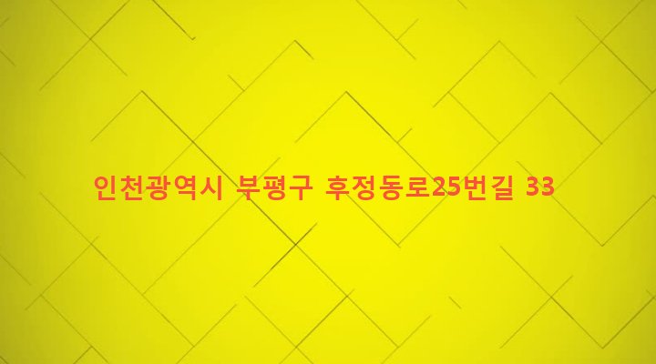 인천광역시 부평구 삼산1동 207-4 