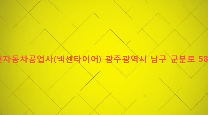 광주광역시 남구 월산5동 1034-17 현자동차공업사(넥센타이어)