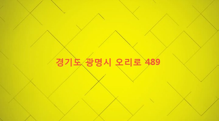 경기도 광명시 소하1동 211-2 