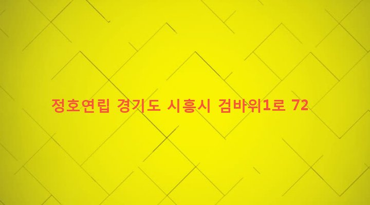 경기도 시흥시 은행동 248-65 정호연립