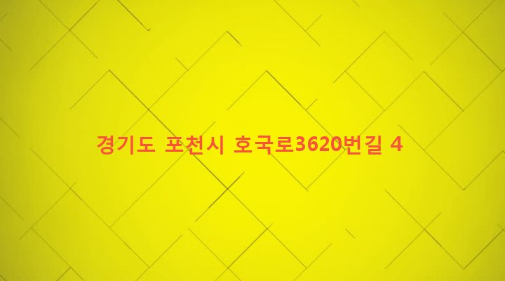 경기도 포천시 영북면 야미리 262-2 