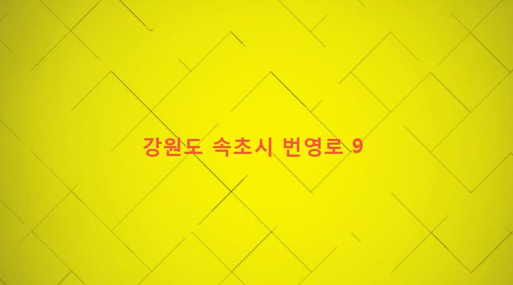 강원도 속초시 교동 654-120 