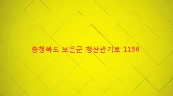 충청북도 보은군 마로면 기대리 285 