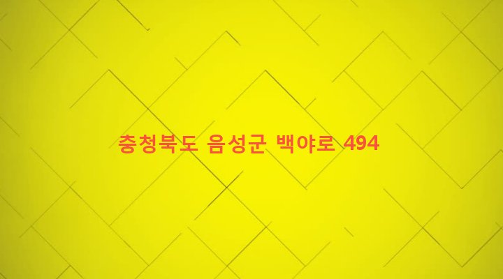 충청북도 음성군 금왕읍 백야리 241-4 