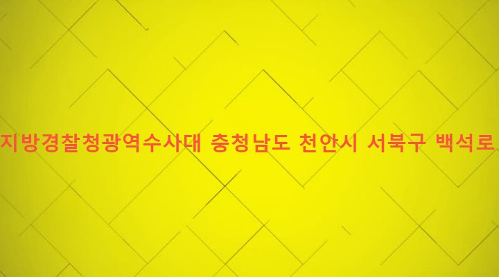 충청남도 천안시 서북구 백석동 690-12 충남지방경찰청광역수사대