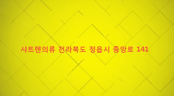 전라북도 정읍시 수성동 723-9 샤트렌의류