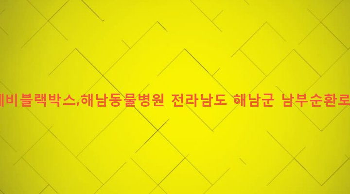 전라남도 해남군 해남읍 남외리 544-4 쿠쿠,네비블랙박스,해남동물병원