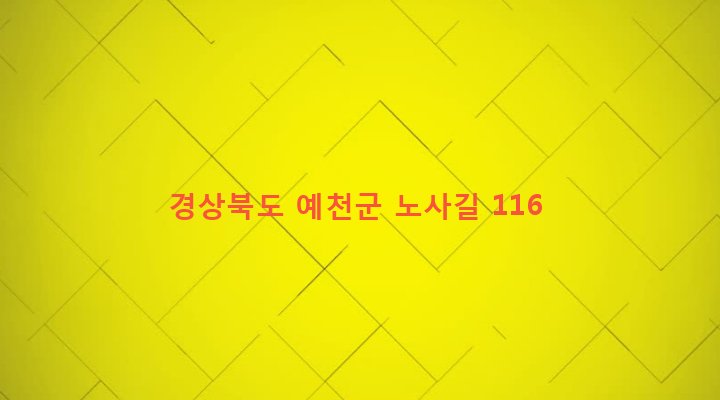 경상북도 예천군 용문면 노사리 16-4 