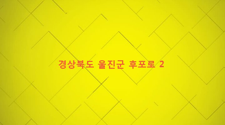 경상북도 울진군 후포면 삼율리 63-10 