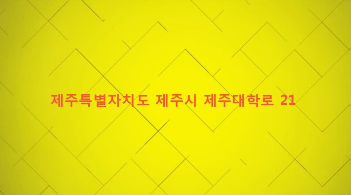 제주특별자치도 제주시 아라동 454-1 