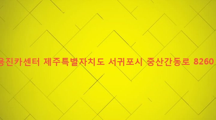 제주특별자치도 서귀포시 대륜동 795 용진카센터